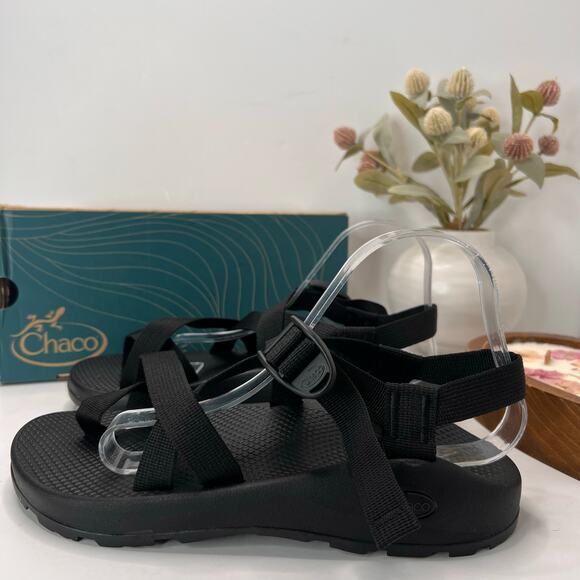Chaco Z/2 Classic Wedge Webbing Sandals Black J105427 Outdoors Women 9 NWB